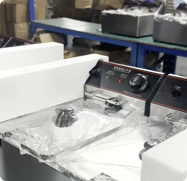Stable production capacity for bulk commercial fryer supply orders