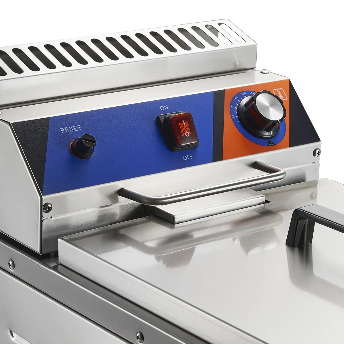 Mechanical flame control panel of commercial countertop gas fryer