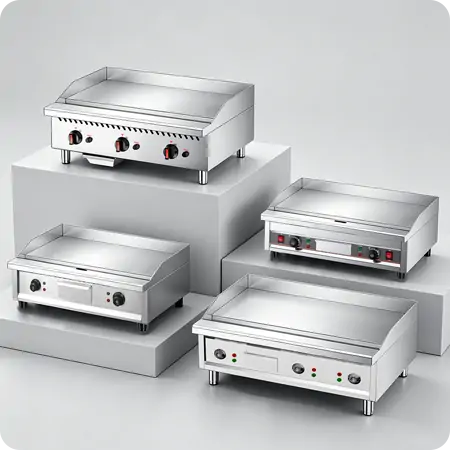 Commercial griddle wholesale equipment for professional kitchen cooking operations