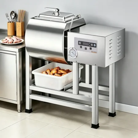Commercial vacuum meat marinator machine used in restaurant and fried chicken kitchen