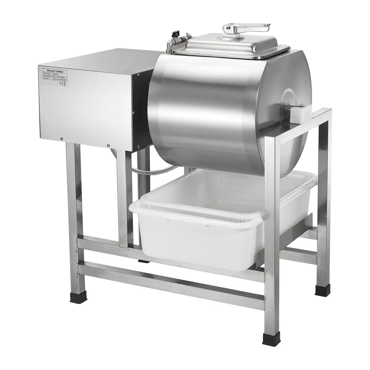 Rear structure of intelligent automatic vacuum marinating machine