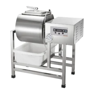 Commercial automatic vacuum meat marinator machine with stainless steel rotating drum