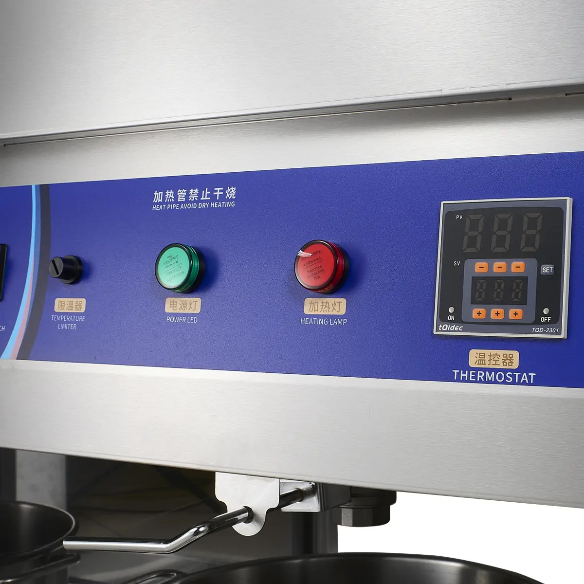 Digital control panel and temperature system of EF001-SX commercial fryer