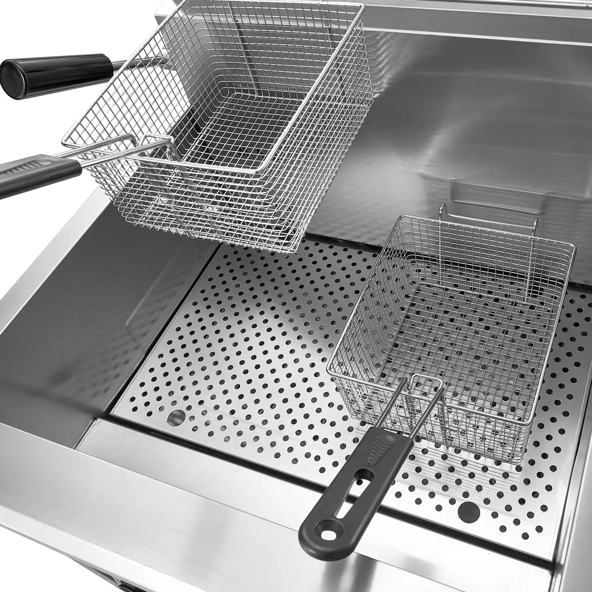 Stainless steel oil tank with fryer basket for EF001-SX commercial fryer