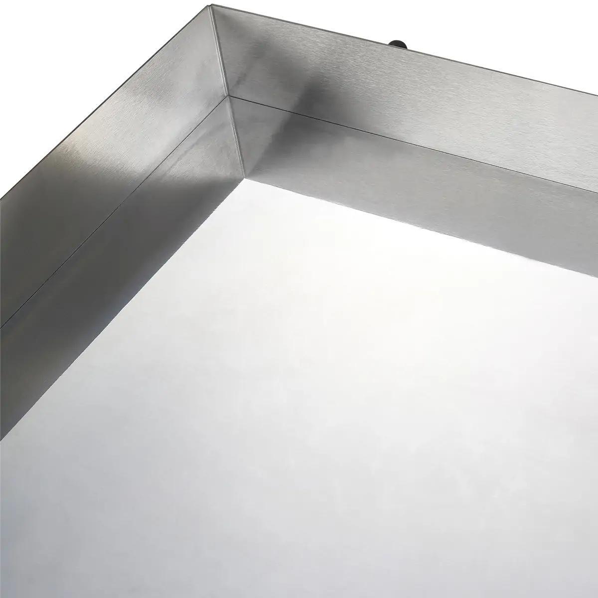 EG-0027 commercial electric griddle front and side guards detail