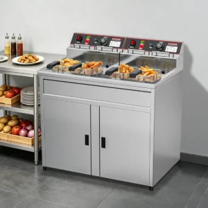 EF003-A4 freestanding commercial deep fryer restaurant frying kitchen application