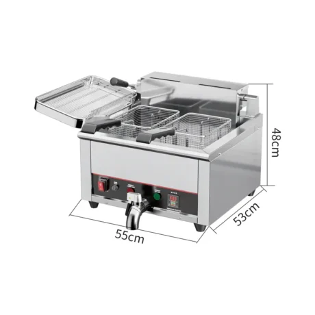 ef004 b4 commercial deep fryer factory