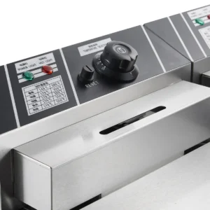 EF010-B fryer control panel with thermostat and indicator lights