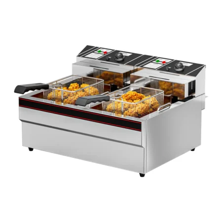 EF010-B long tank double tank commercial electric deep fryer