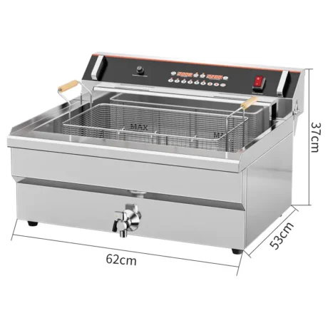 EF021-B 30L smart commercial electric deep fryer