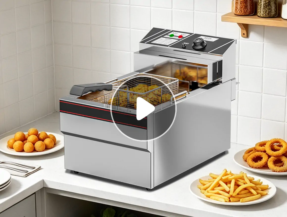 EF010-A Commercial Long Tank Electric Fryer for Restaurants and Food Trucks Manufacturer