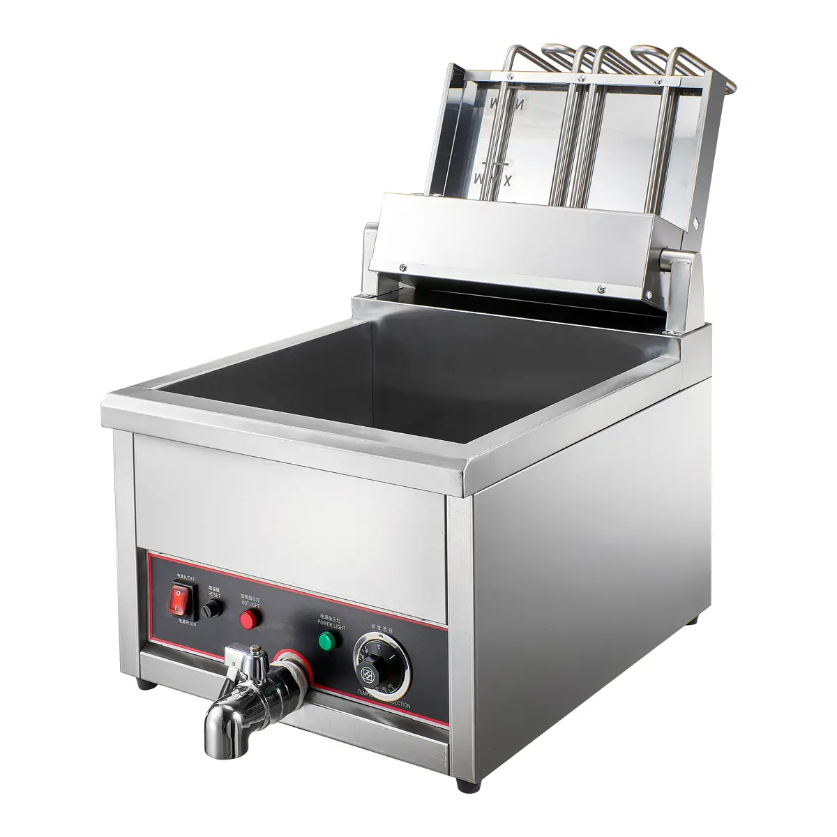 EF004-A Series commercial deep cold zone electric fryer front view