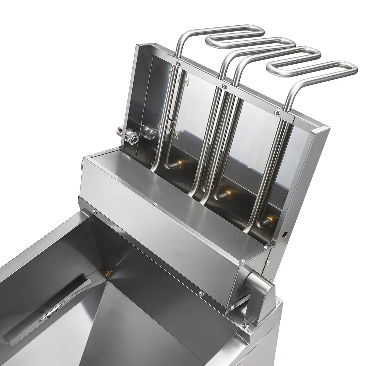EF004-A Series rotatable heating head assembly for easy cleaning