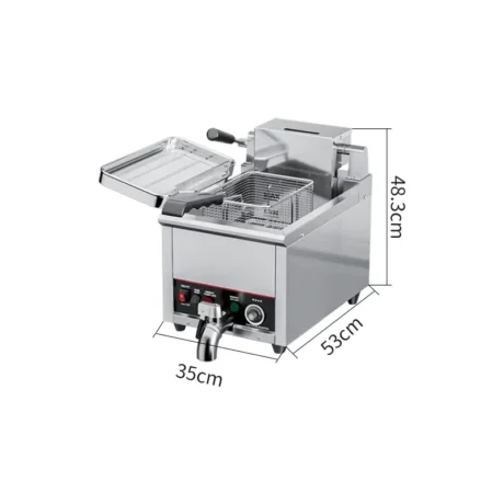 EF004-A1 commercial deep cold zone electric fryer