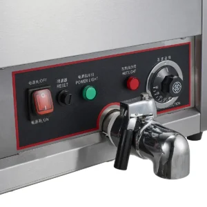EF004-A2 commercial fryer drain valve for easy oil draining and cleaning