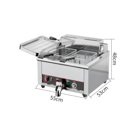 EF004-A4 large capacity commercial deep fryer