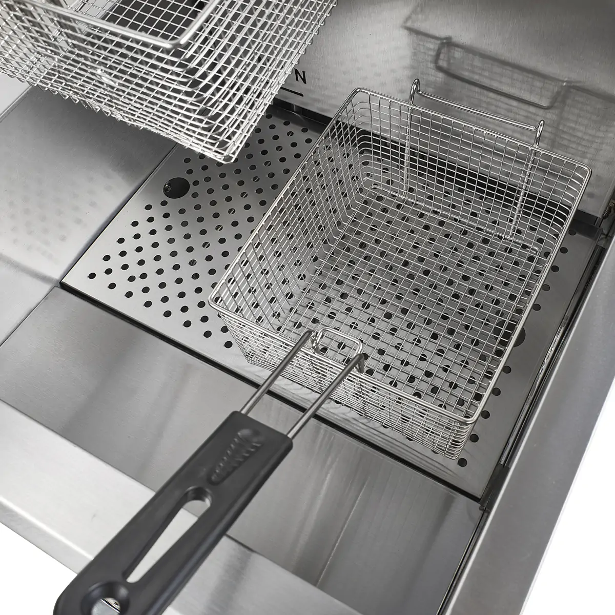 EF004-B Series fryer basket and oil tank structure