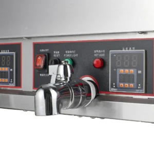 EF004-B2 dual drain valve system for commercial electric fryer