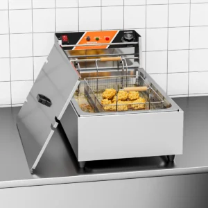 EF005-C2 Countertop Commercial Deep Fryer Working Scene
