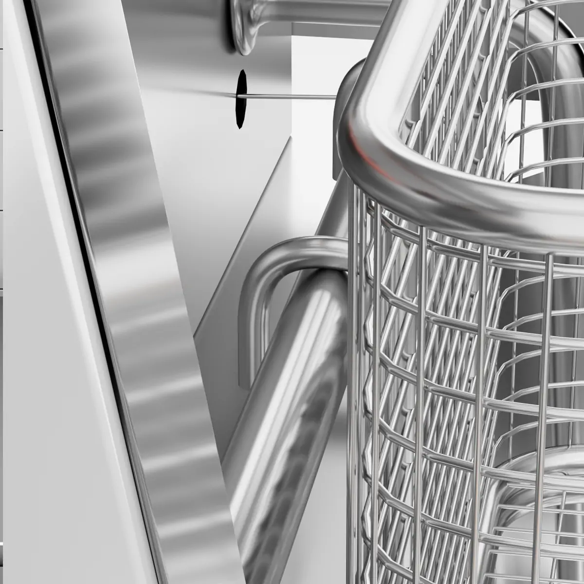Fry Basket Hanging Rod For Oil Draining