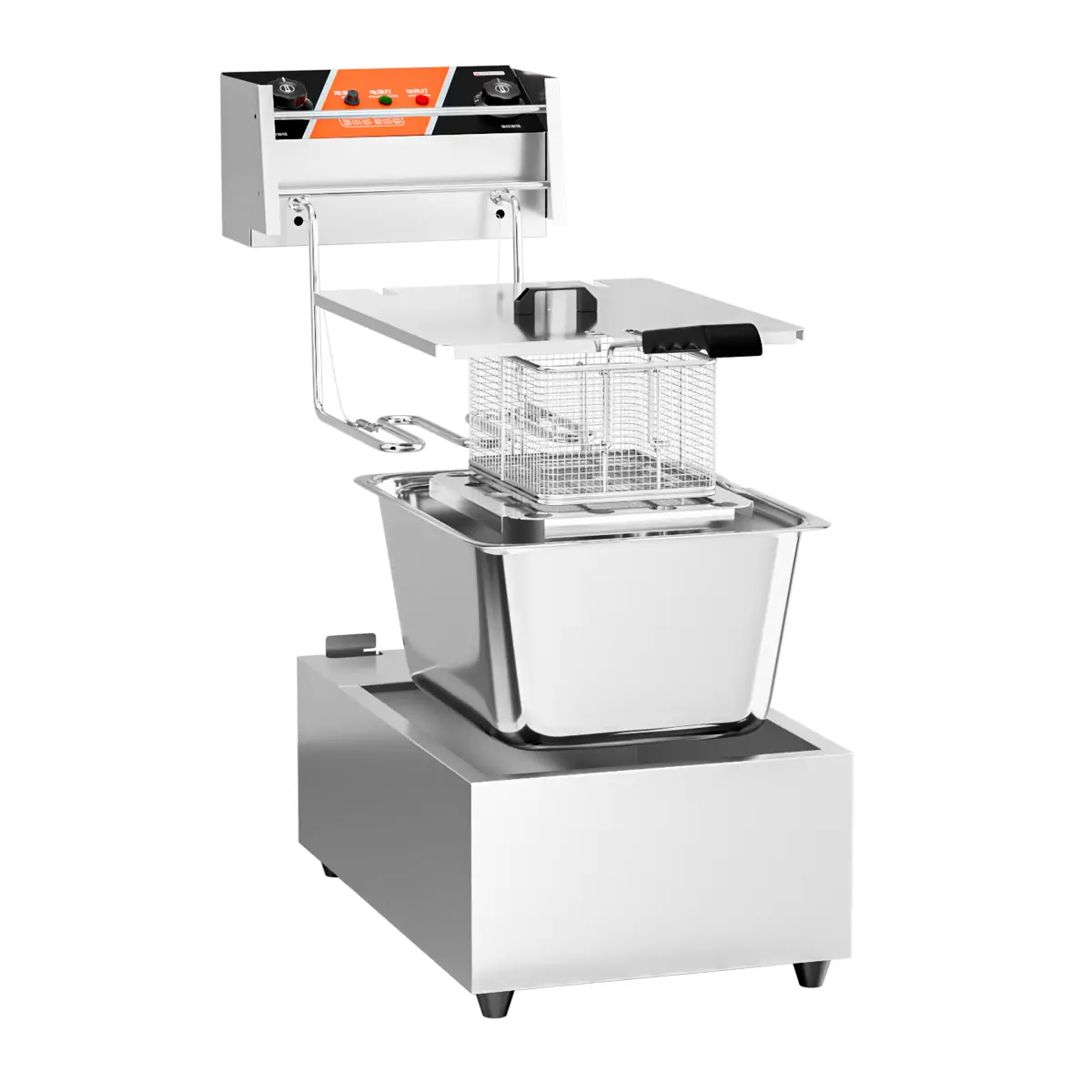 EF007-B commercial fryer exploded structure view