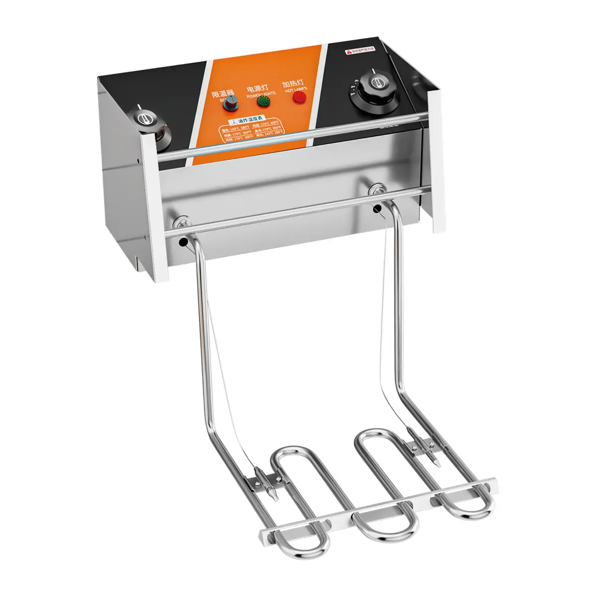 EF007-B removable heating head assembly commercial electric fryer