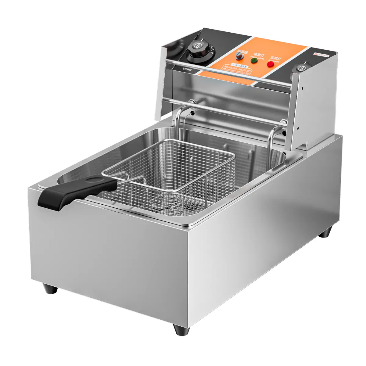 EF007-B timer commercial electric deep fryer with basket