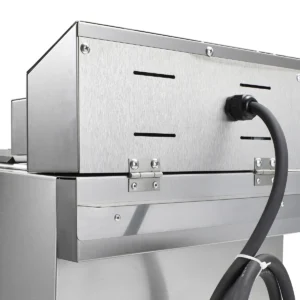 EF010-A commercial fryer rear view