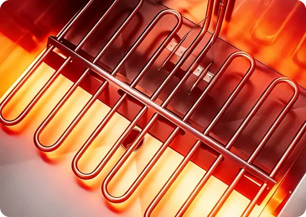 Heating system engineering and testing for commercial electric fryer prototypes