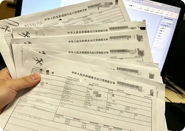 Professional export paperwork preparation for international restaurant equipment orders