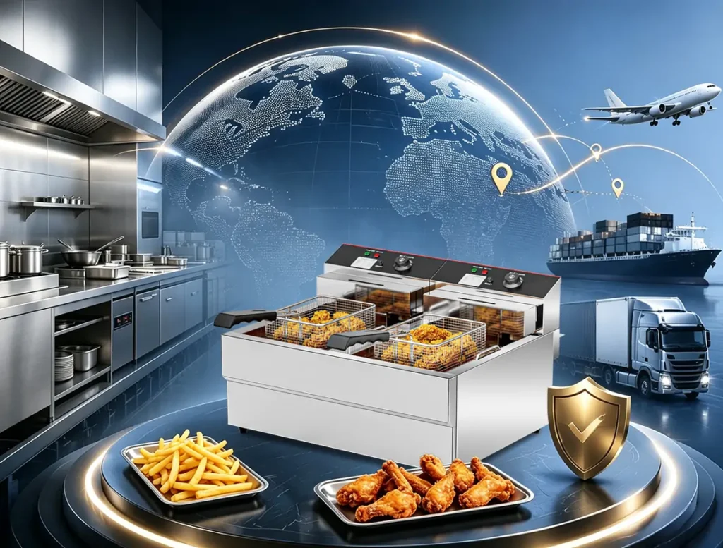 Best-selling commercial deep fryer models from China manufacturer Shangbang for restaurants and OEM buyers