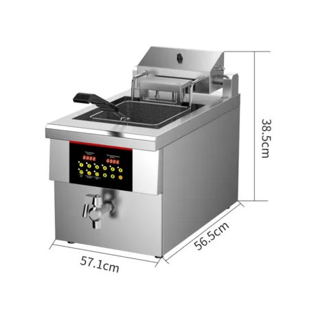 EF022 C 15L commercial electric fryer factory automatic lifting model