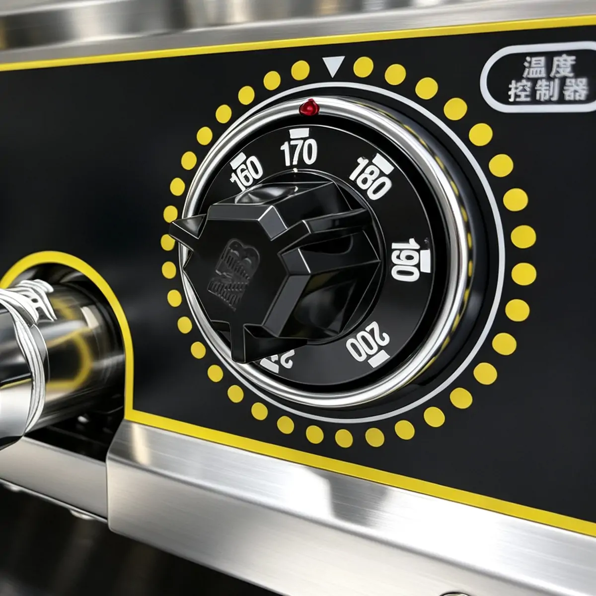 HW-RQ-WG001-E 22.5L gas fryer temperature control