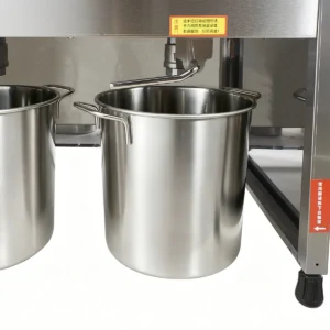 EF001 ZN07 ZN08 commercial fryer factory bottom drain valve and oil container