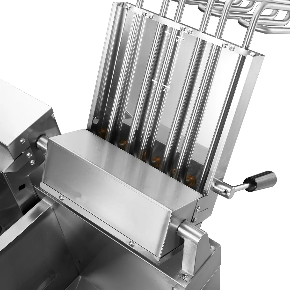 EF001 ZN07 ZN08 commercial fryer supplier rotating heating head for cleaning
