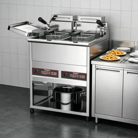EF001 ZN07 ZN08 restaurant deep fryer wholesale commercial kitchen application