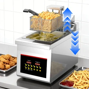 EF021 C EF022 C automatic lifting deep fryer supplier basket lifting system