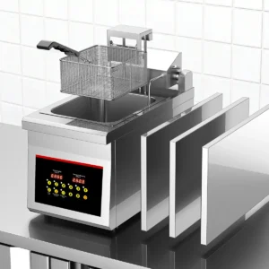 EF021 C EF022 C commercial fryer factory thick stainless steel construction