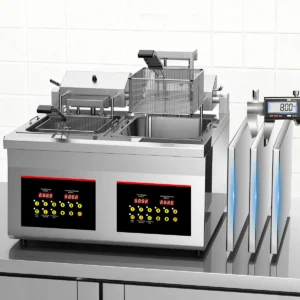 EF023 C EF024 C commercial fryer factory thick stainless steel construction