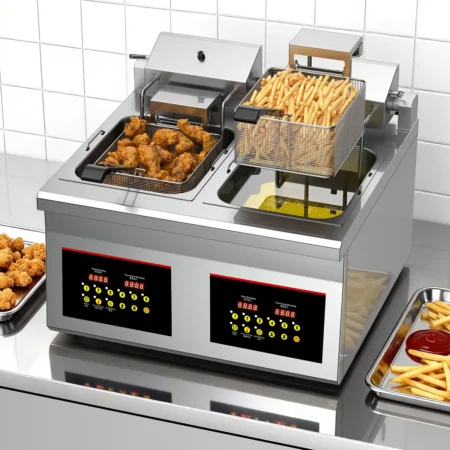 EF023 C EF024 C restaurant deep fryer wholesale commercial kitchen application