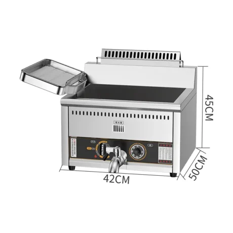 HW-RQ-WG001-A Single Tank Commercial Gas Deep Fryer Manufacturer