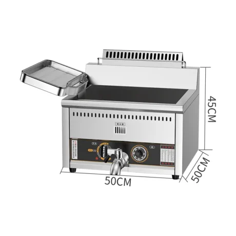 HW-RQ-WG001-B Single Tank Commercial Gas Deep Fryer Manufacturer