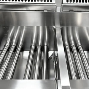 HW-RQ-WG001-D/E dual tank commercial gas fryer