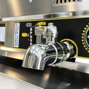 HW-RQ-WG001-D/E gas fryer oil drain valve detail