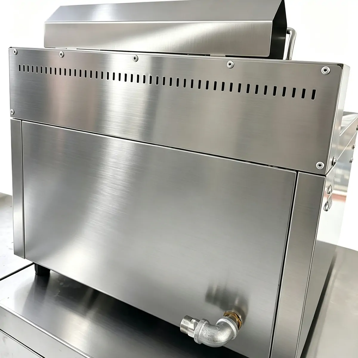 HW-RQ-WG002 commercial LPG gas fryer rear view