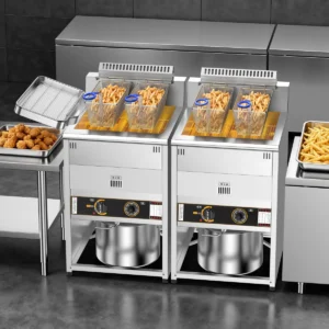 HW-RQ-WG003 commercial natural gas fryer restaurant application
