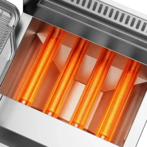 HW-RQ-WG004 LPG gas fryer supplier heating tube detail