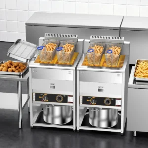 HW-RQ-WG004 commercial LPG fryer wholesale foodservice application