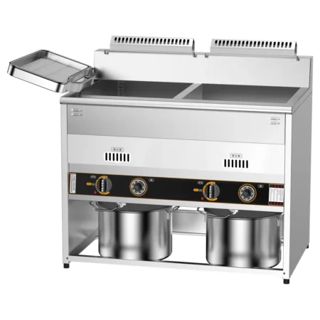 HW RQ WG004 F G double commercial deep fryer manufacturer LPG gas fryer