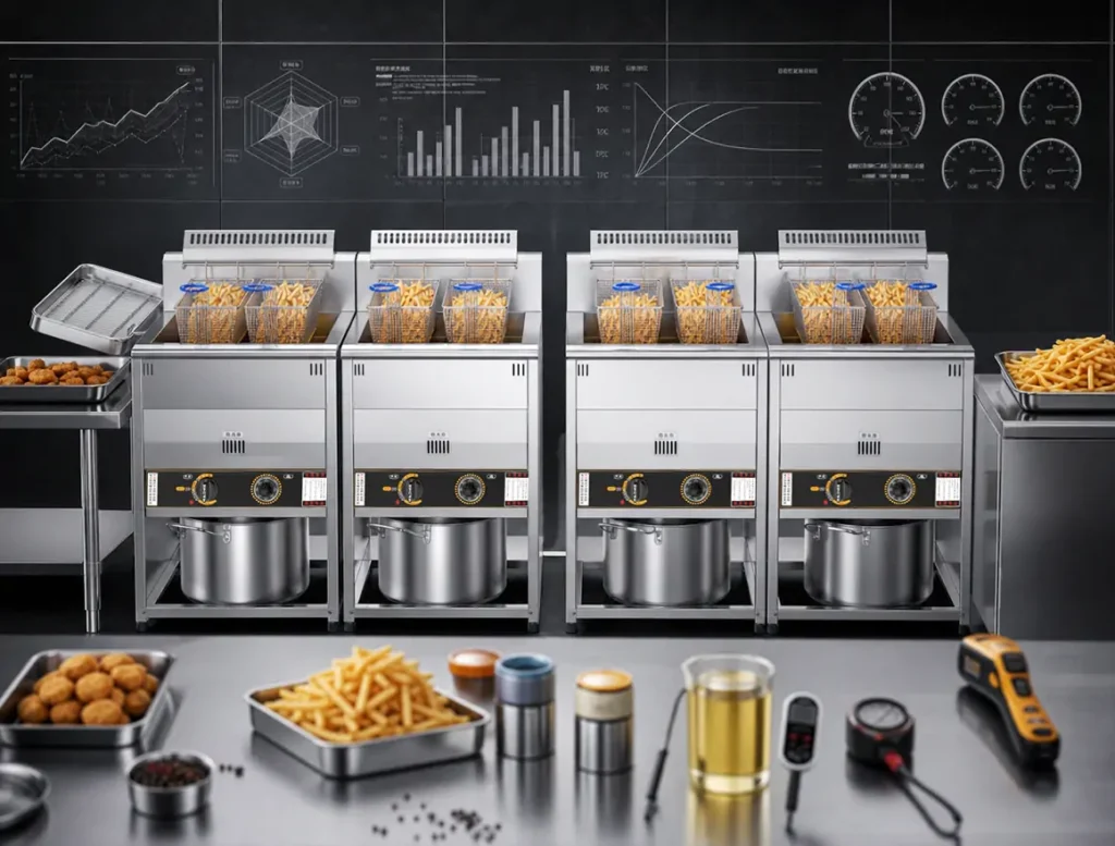 commercial gas deep fryer factory china OEM manufacturer